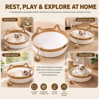 NidoCat - Cama 2 en 1 Relajo y Rascador para tu Regalón